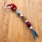 Beaded Bag Charm - Handmade