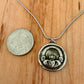 Claddagh & Four Leaf Clover Coin Pendant