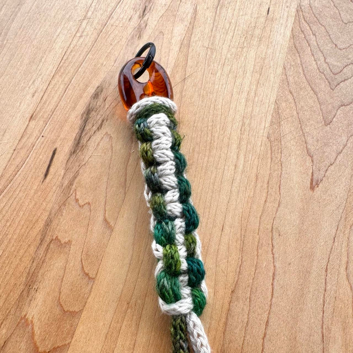 Knotted Bag Charm - Handmade