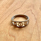 Triple Peace Sign Ring - Sterling Silver