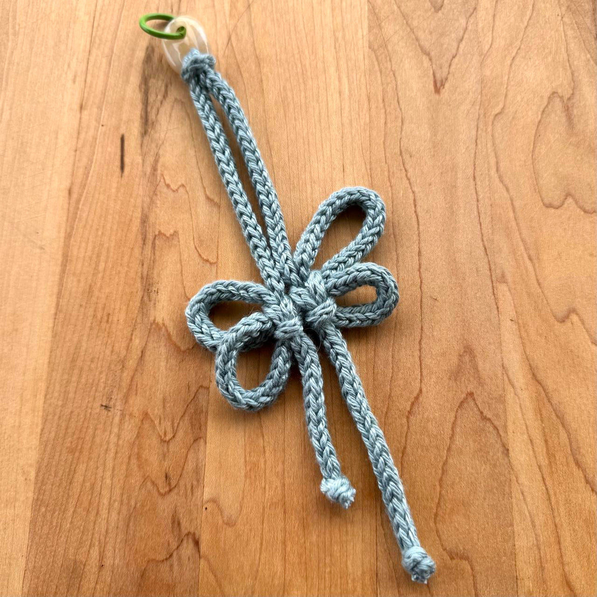 Butterfly Knot Bag Charm - Handmade