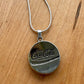 Silver Plated Coca Cola Bottle Cap Pendant W Inspirational Quote
