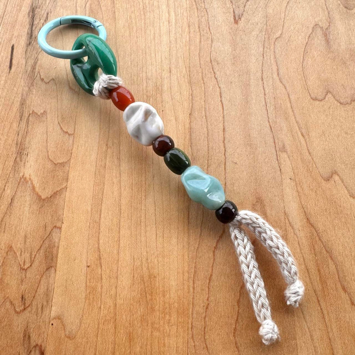 Beaded Bag Charm - Handmade