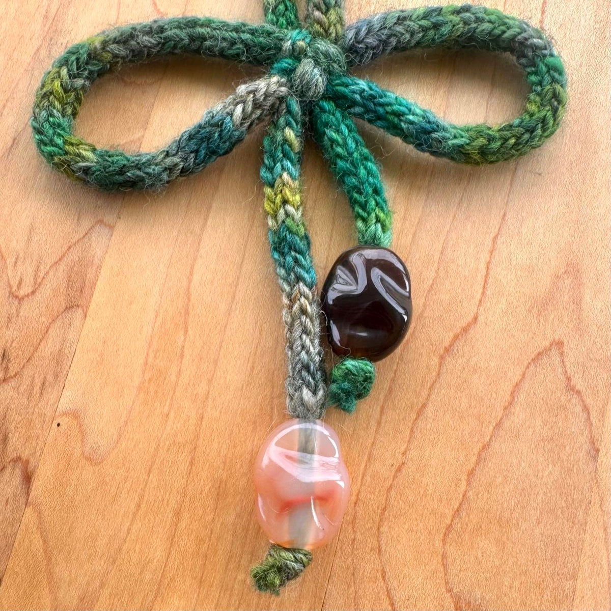 Lucky Knot Bag Charm - Handmade