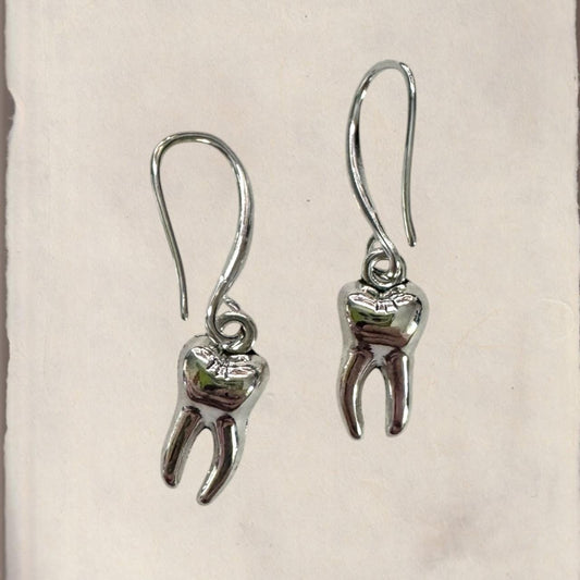 Teeth Earrings - Stainless