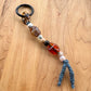 Beaded Bag Charm - Handmade