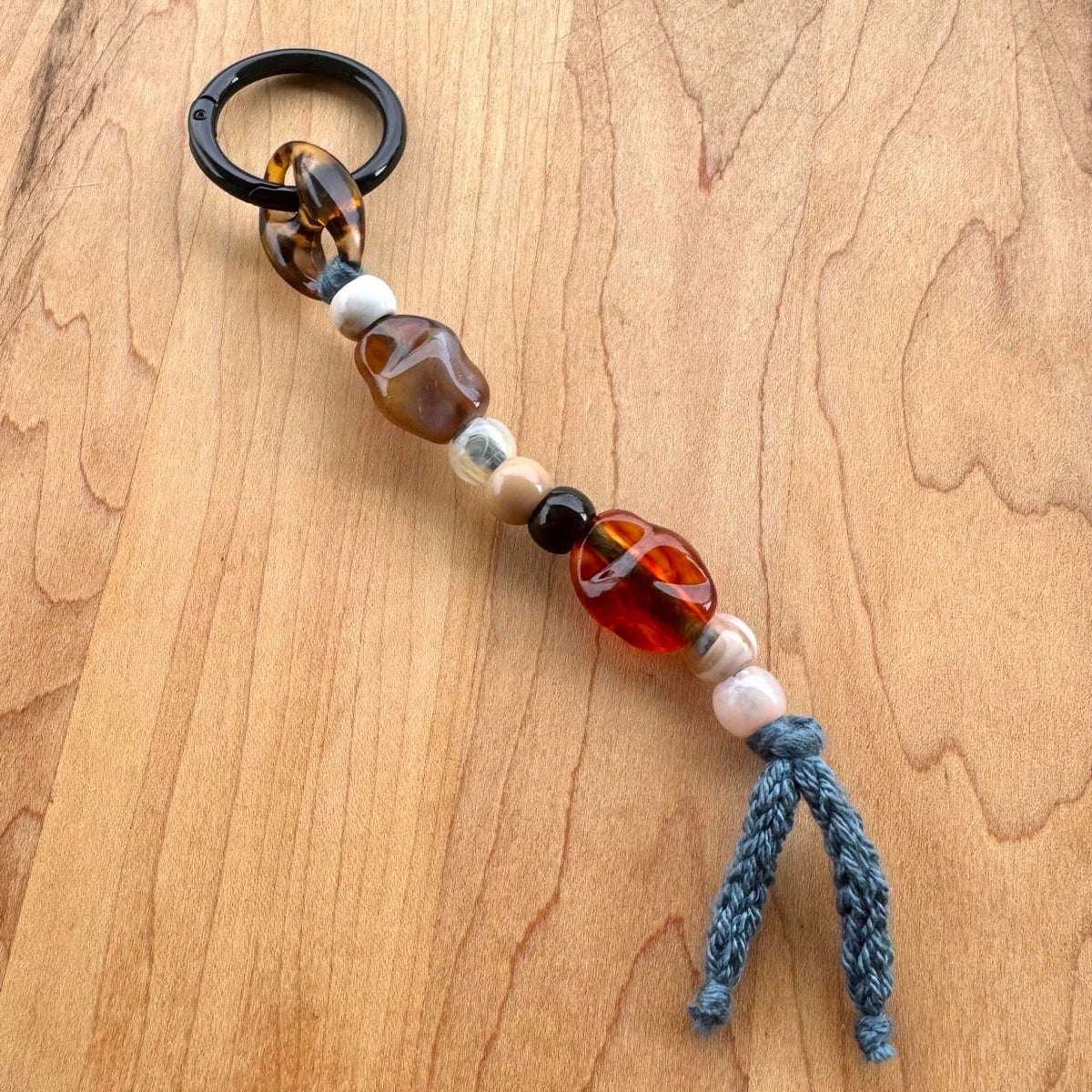 Beaded Bag Charm - Handmade