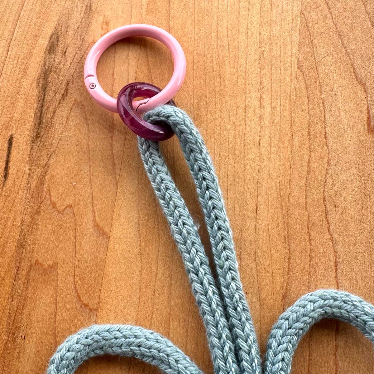 Butterfly Knot Bag Charm - Handmade
