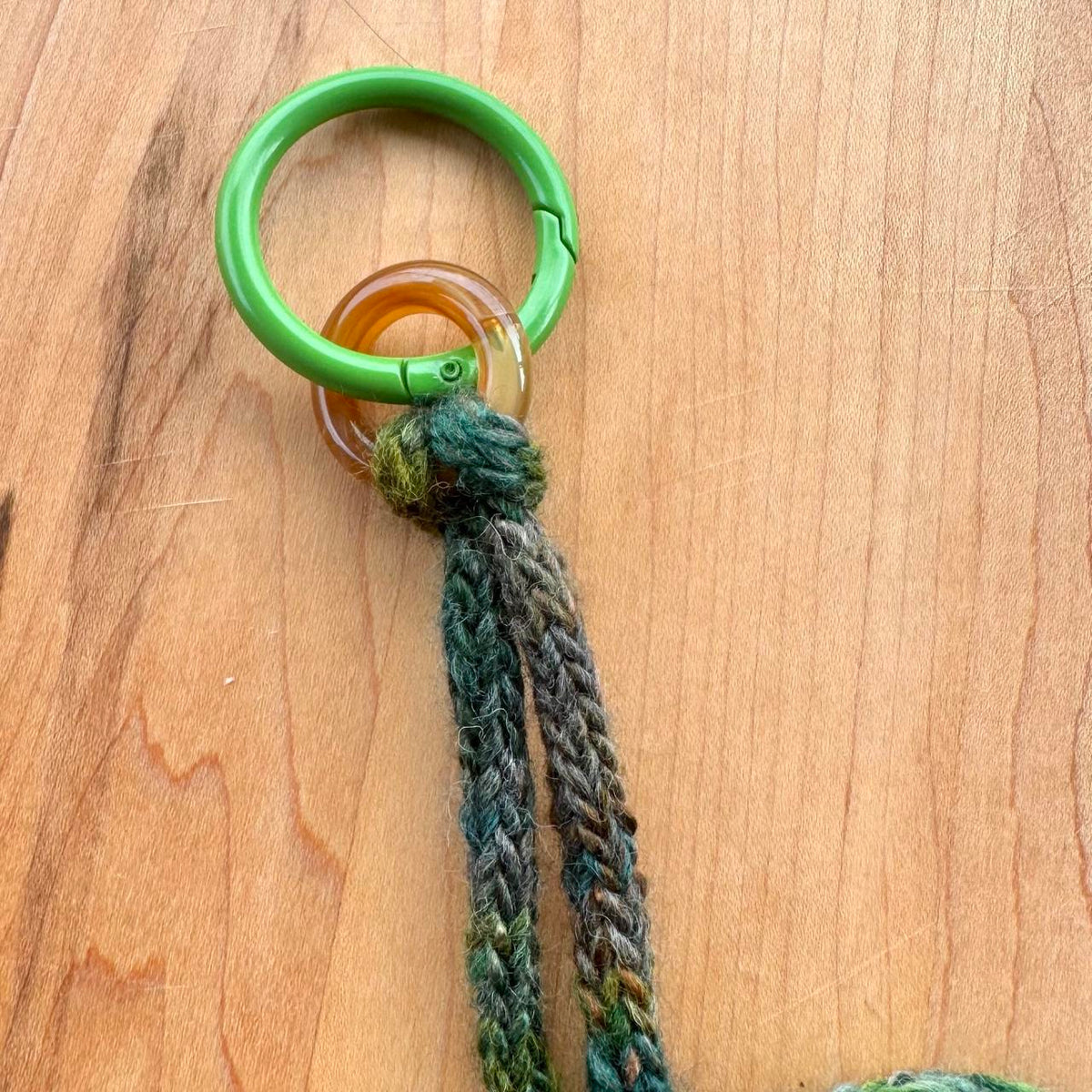 Lucky Knot Bag Charm - Handmade