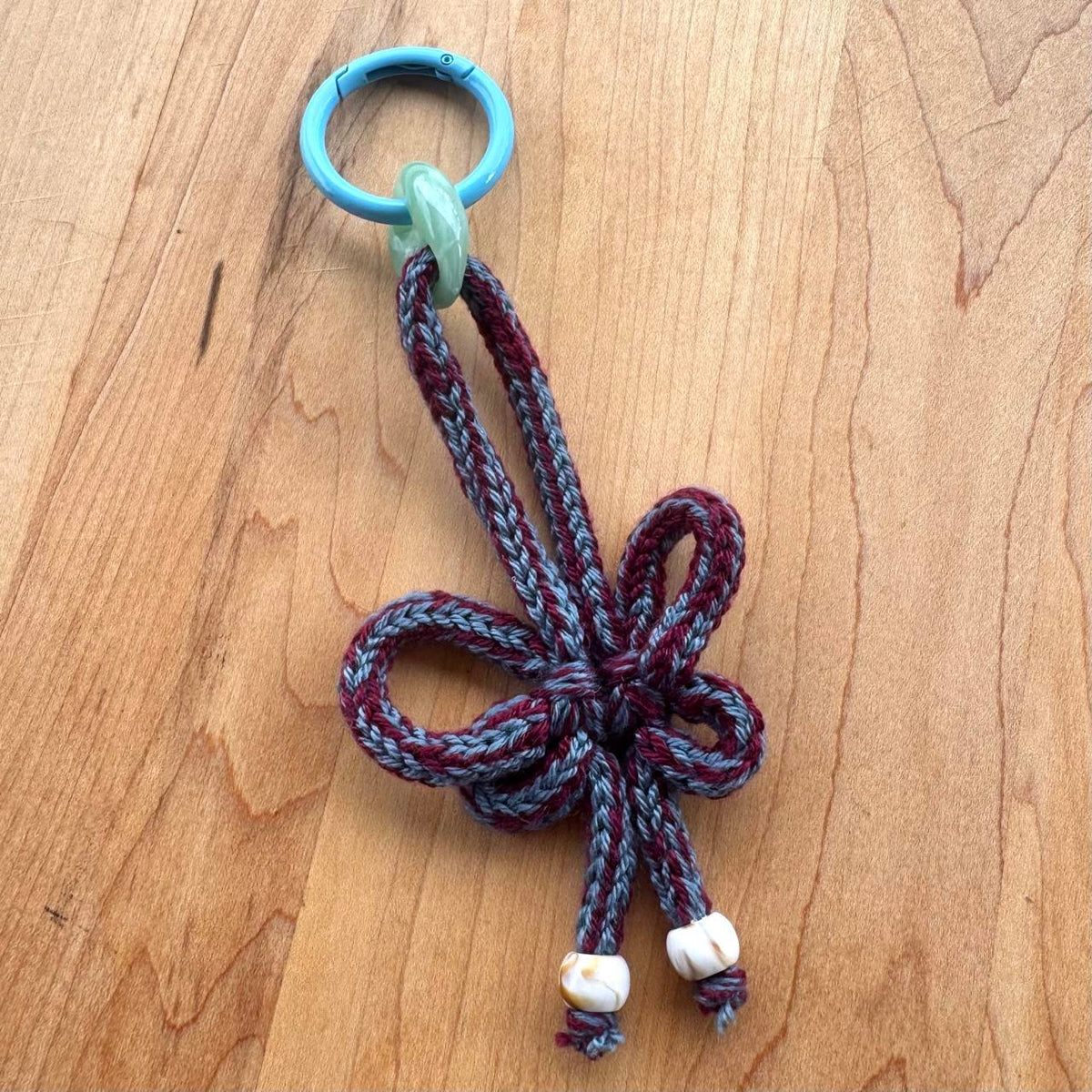 Butterfly Knot Bag Charm - Handmade