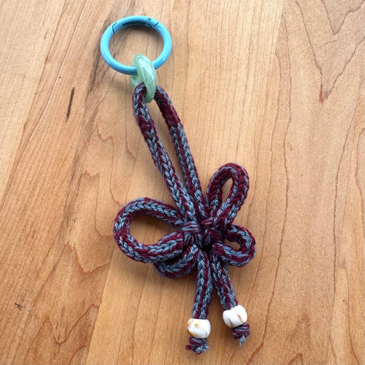 Butterfly Knot Bag Charm - Handmade