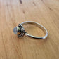 Sz 9 Moonstone Ring - Sterling Silver
