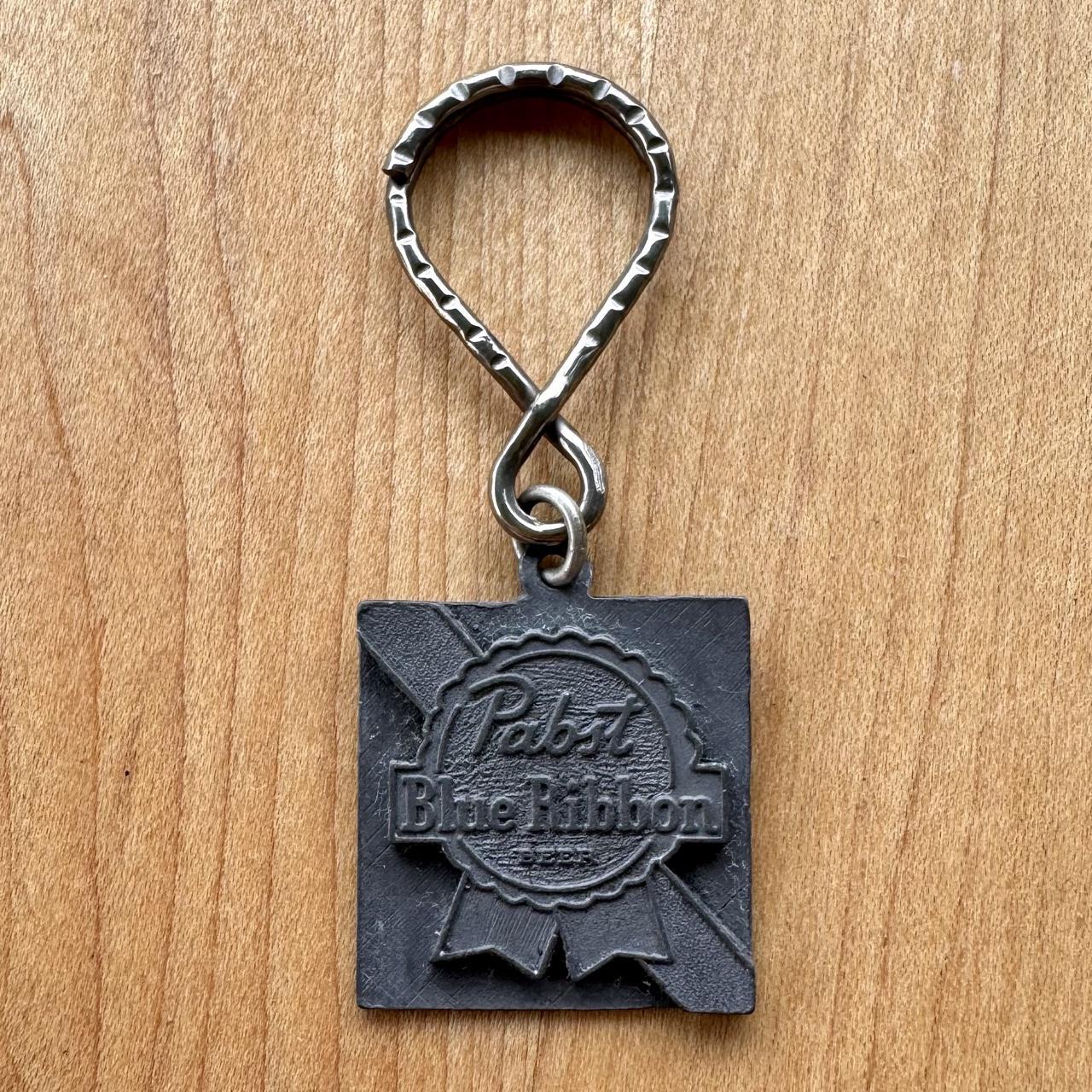 Pabst Blue Ribbon Keychain - Vintage