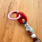 Beaded Bag Charm - Handmade