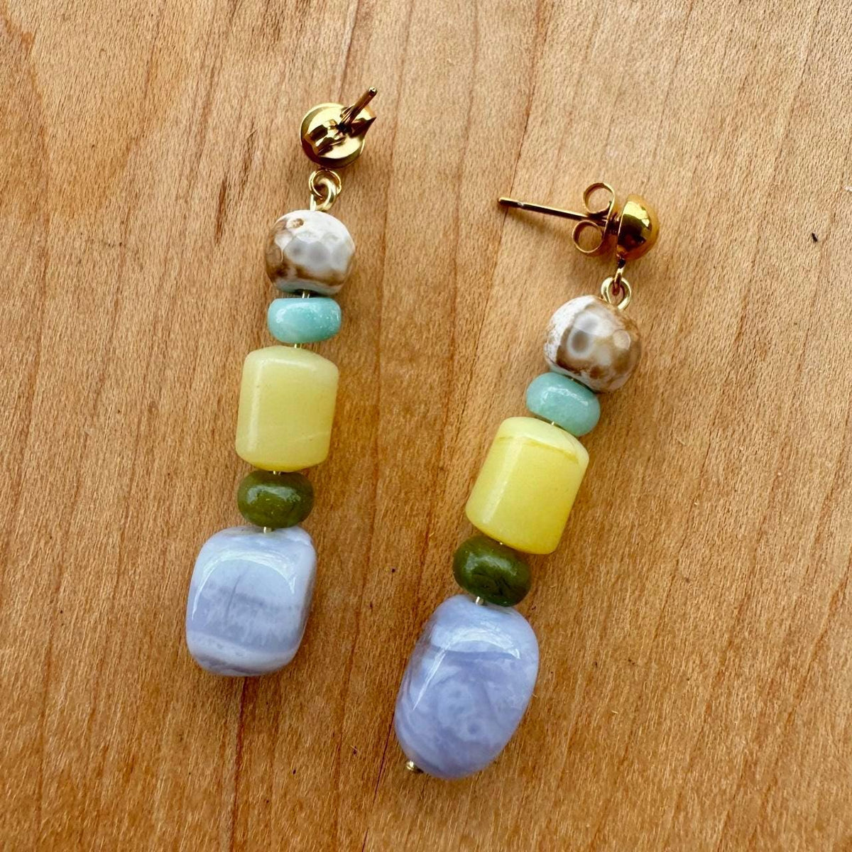 Marseille Earrings - Handmade