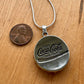 Silver Plated Coca Cola Bottle Cap Pendant W Inspirational Quote