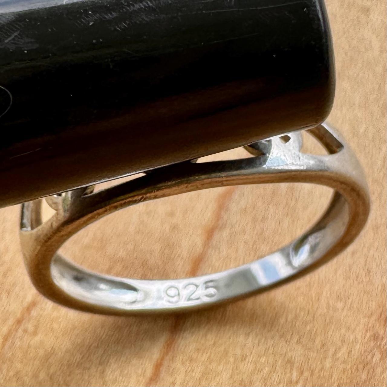Triple Peace Sign Ring - Sterling Silver
