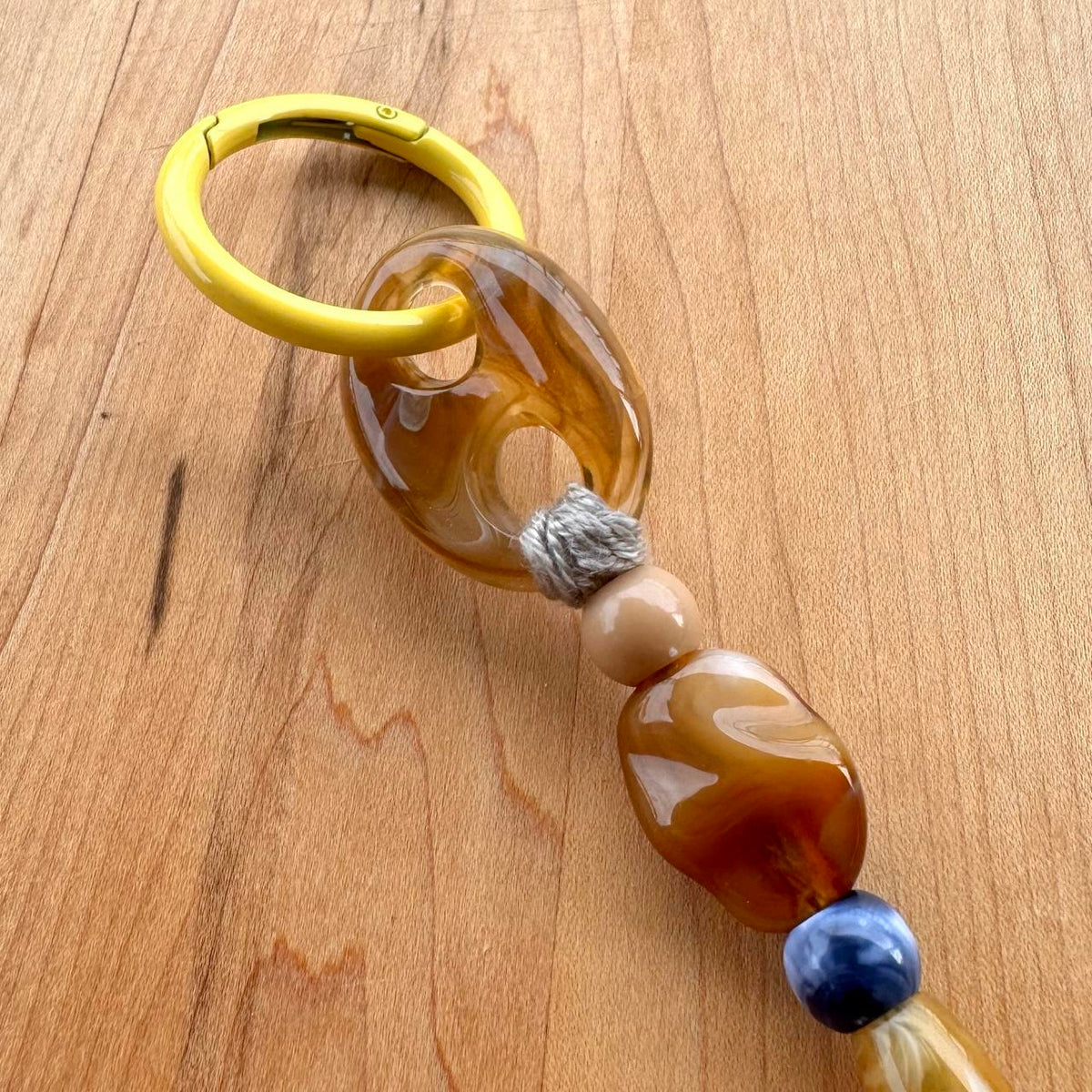 Beaded Bag Charm - Handmade
