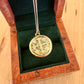 Serenity Prayer Coin Pendant - Gold Tone
