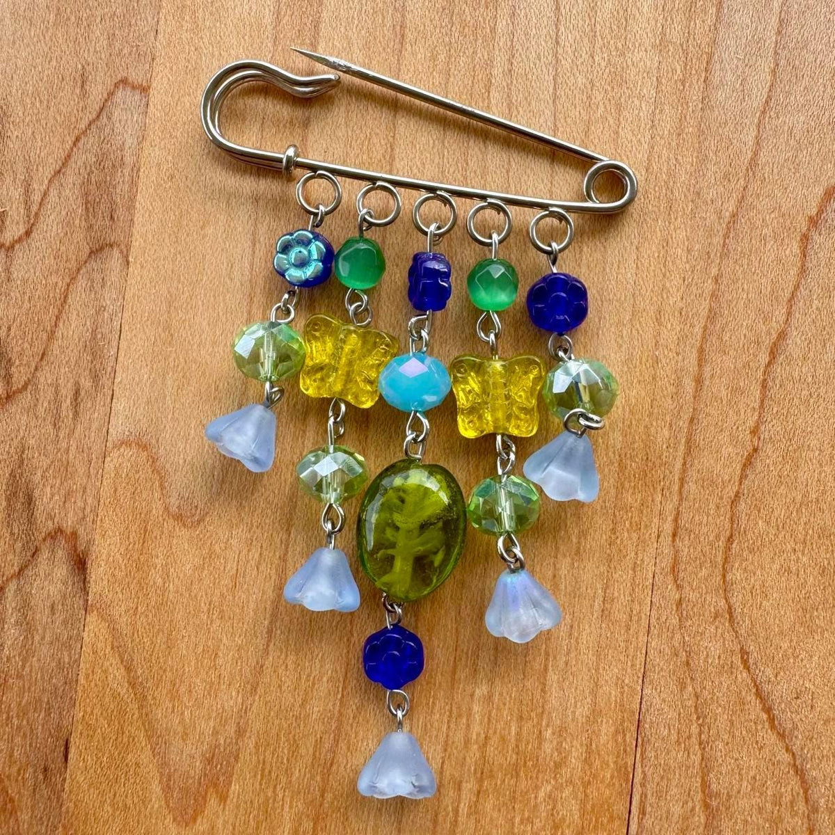 Dahlia Pin - Handmade