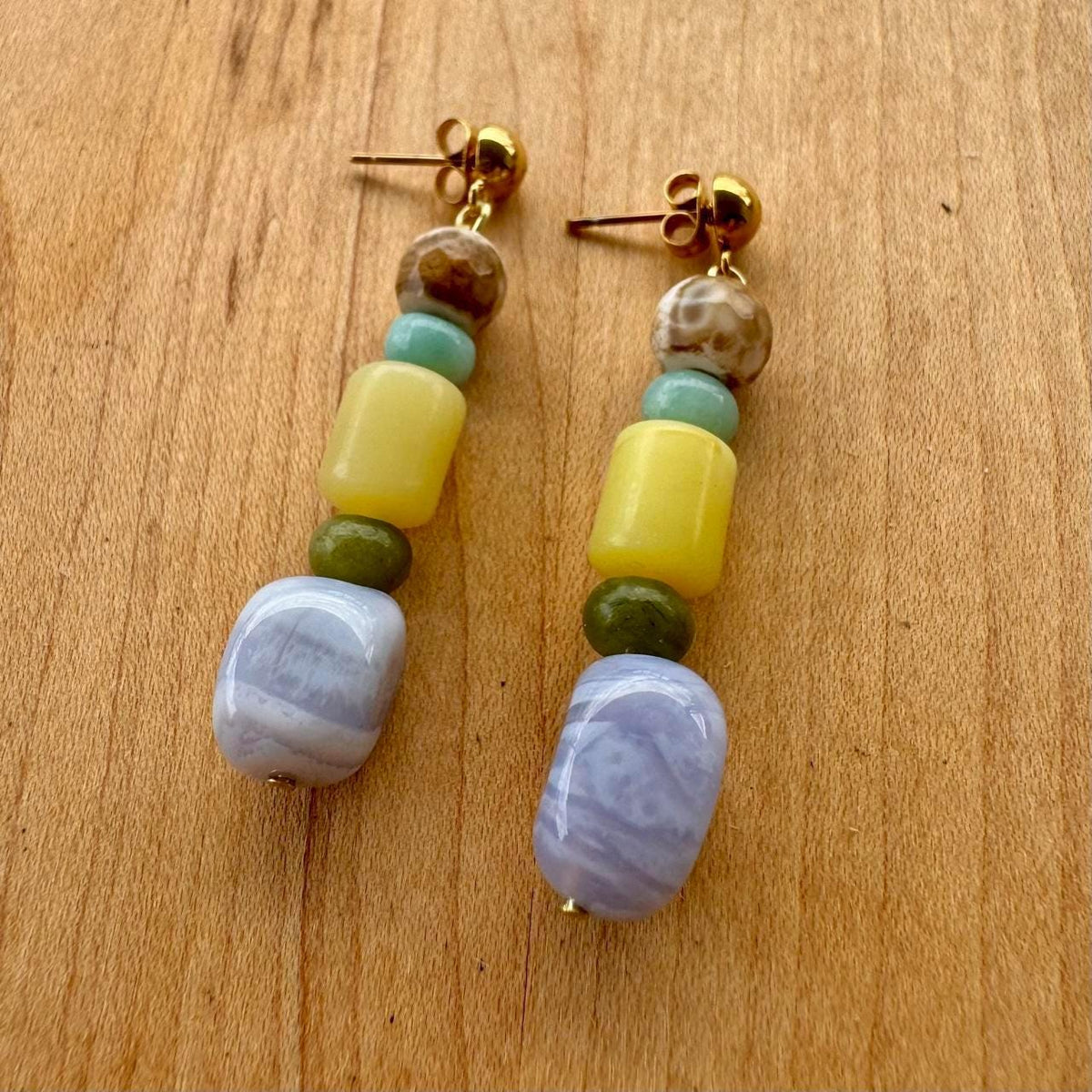 Marseille Earrings - Handmade