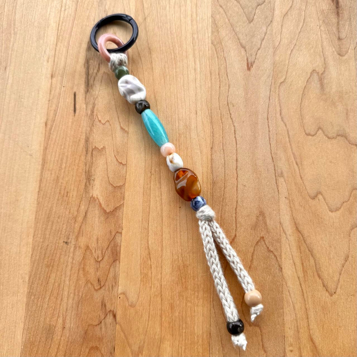 Beaded Bag Charm - Handmade