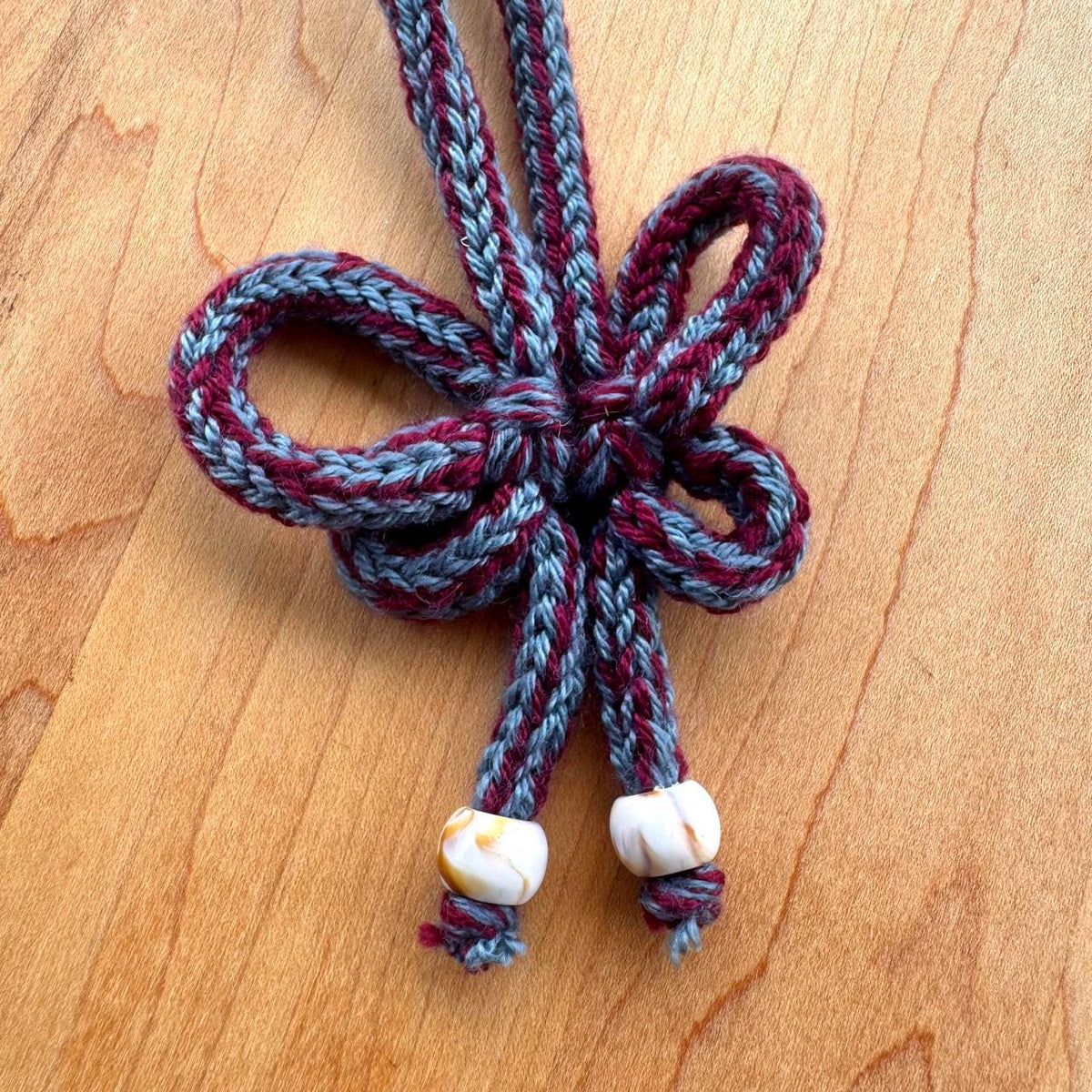 Butterfly Knot Bag Charm - Handmade