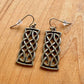 Celtic Knot Earrings - Silver Tone