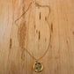Serenity Prayer Coin Pendant - Gold Tone