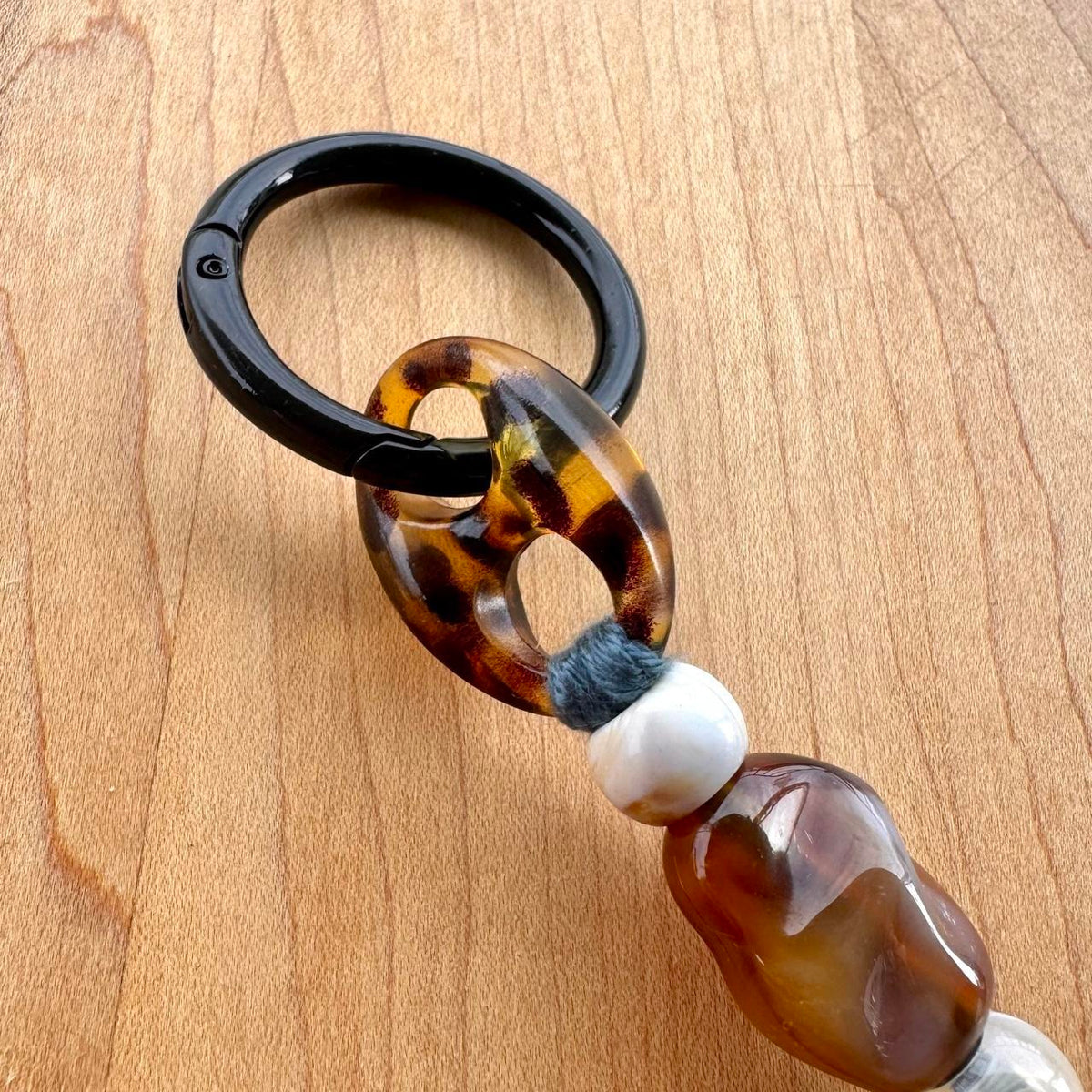 Beaded Bag Charm - Handmade