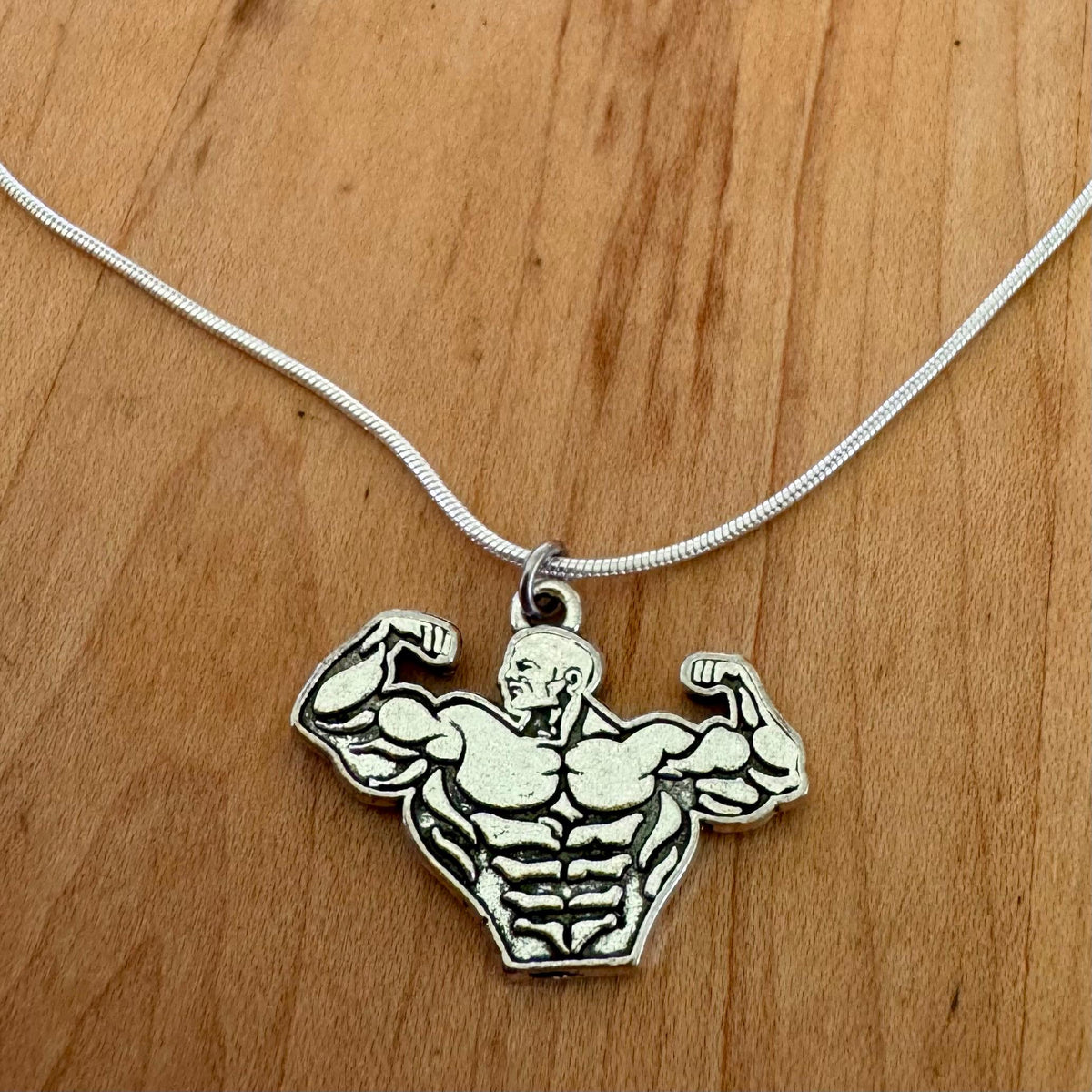 Bodybuilder Pendant Necklace