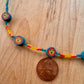 Vintage Sun Beaded Necklace