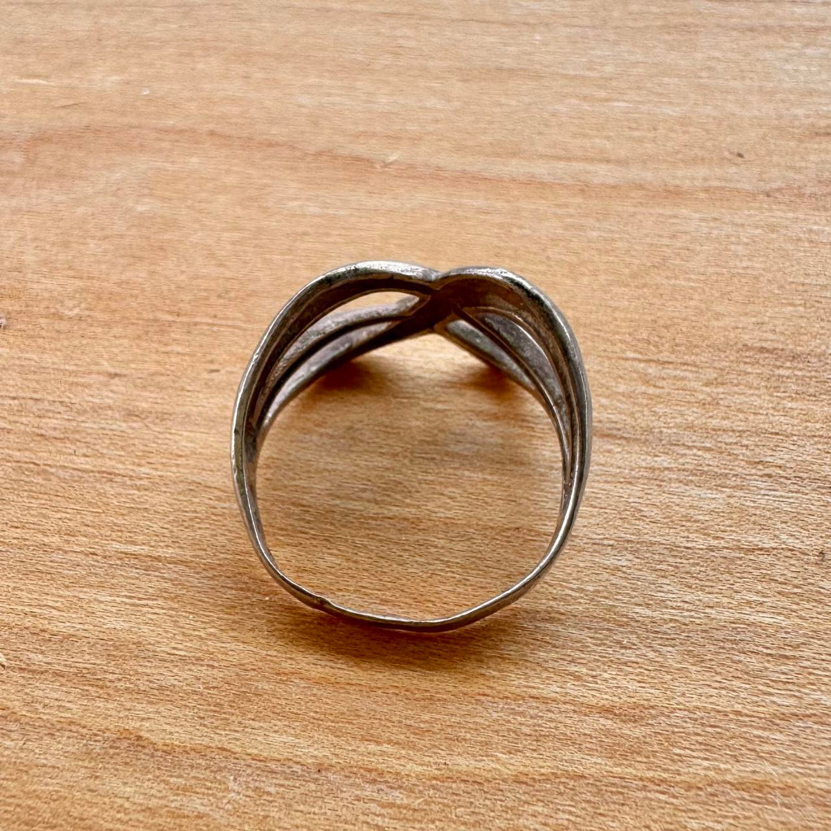 Large Wave Ring - Sterling Silver