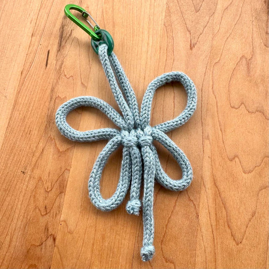 Butterfly Knot Bag Charm - Handmade