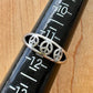 Triple Peace Sign Ring - Sterling Silver