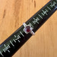 Sz 6 Purple Flower Ring - Sterling Silver