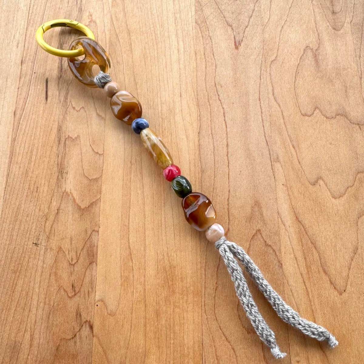 Beaded Bag Charm - Handmade