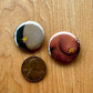 Pair of Vintage Playboy Buttons - Handmade