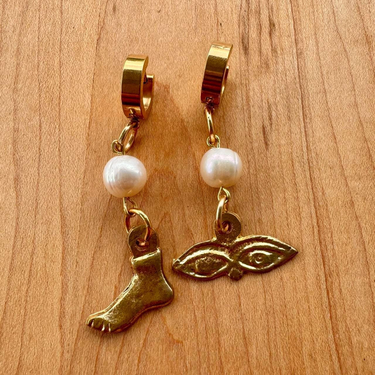 Ojitos Earrings - Handmade