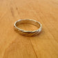 Sz 7 Twisted Band Ring - Sterling Silver