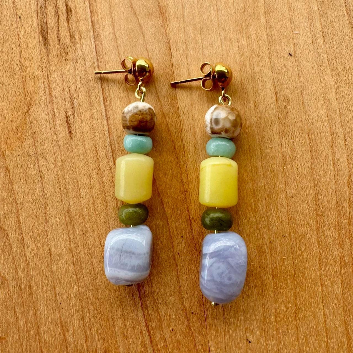 Marseille Earrings - Handmade