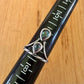 Sz 7.25 Mystic Topaz Double Teardrop Ring - Sterling Silver