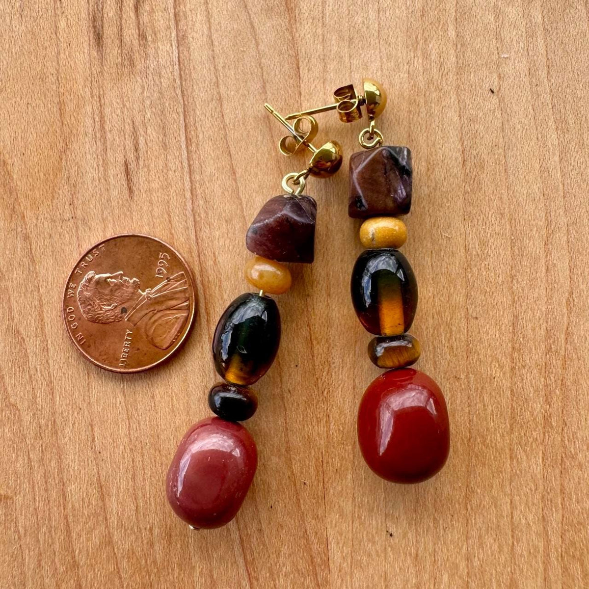 Bruna Earrings - Handmade