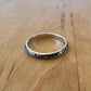 Size 10.5 Pattern Band Ring - Sterling Silver
