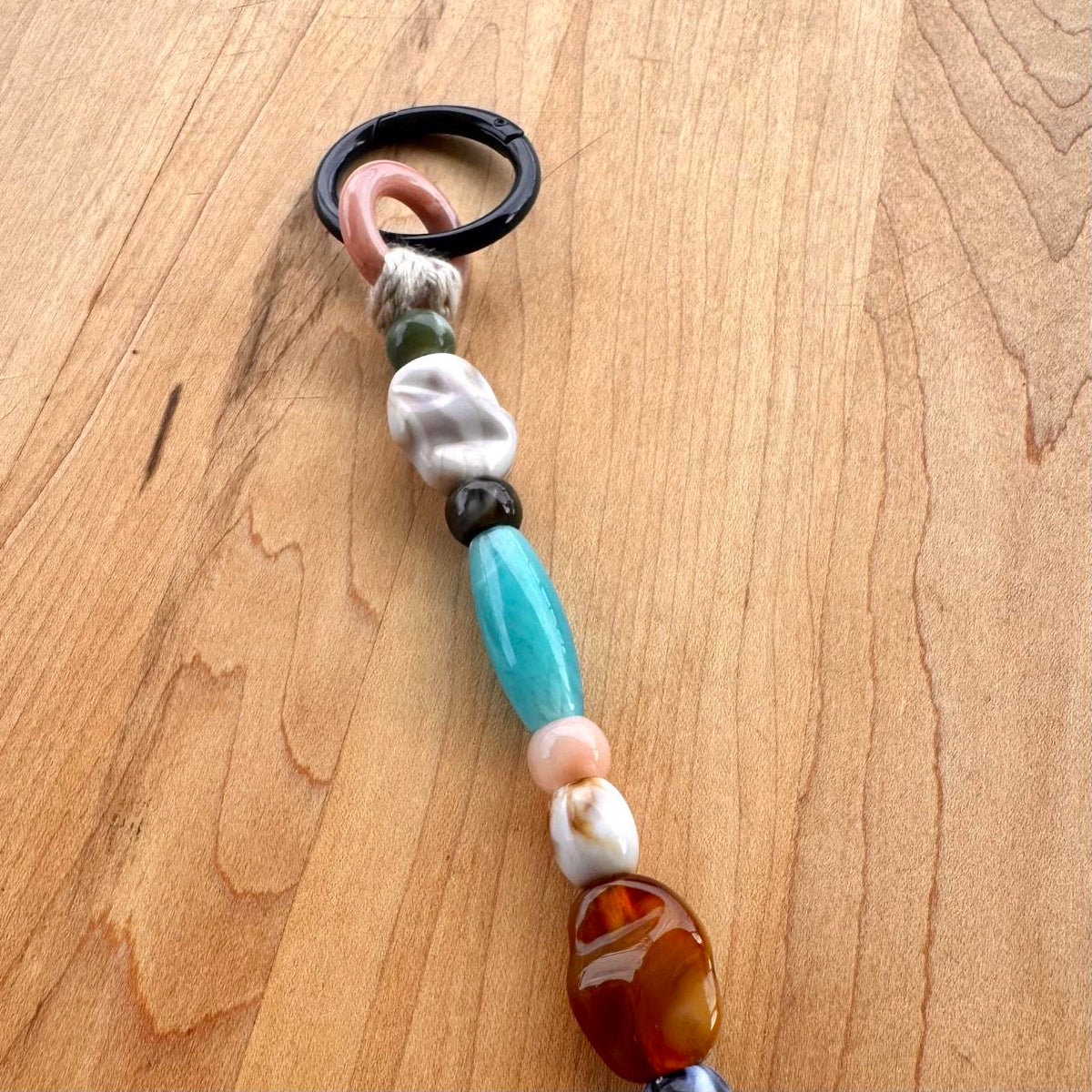 Beaded Bag Charm - Handmade