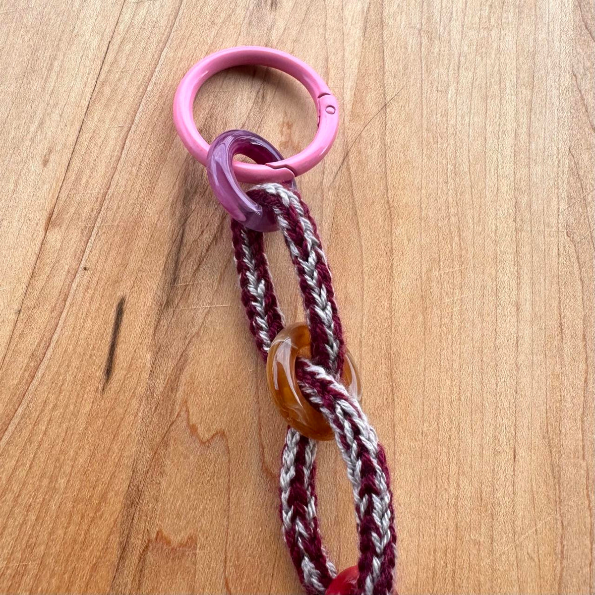 Butterfly Knot Bag Charm - Handmade