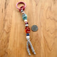 Beaded Bag Charm - Handmade