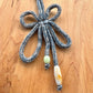 Butterfly Knot Bag Charm - Handmade