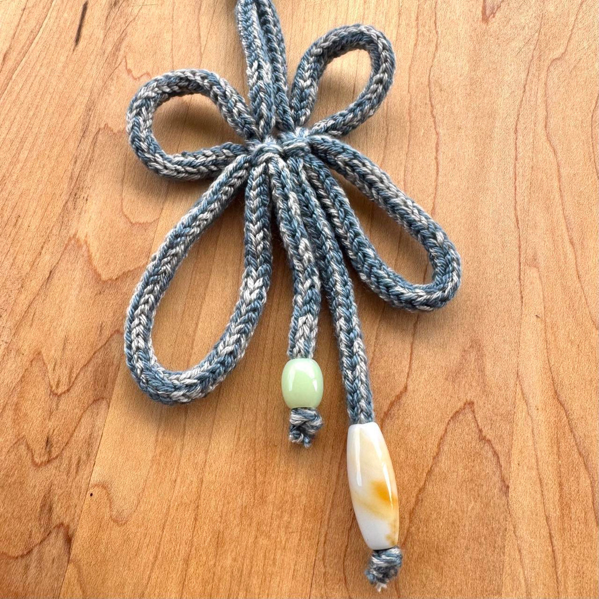Butterfly Knot Bag Charm - Handmade