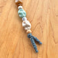 Beaded Bag Charm - Handmade